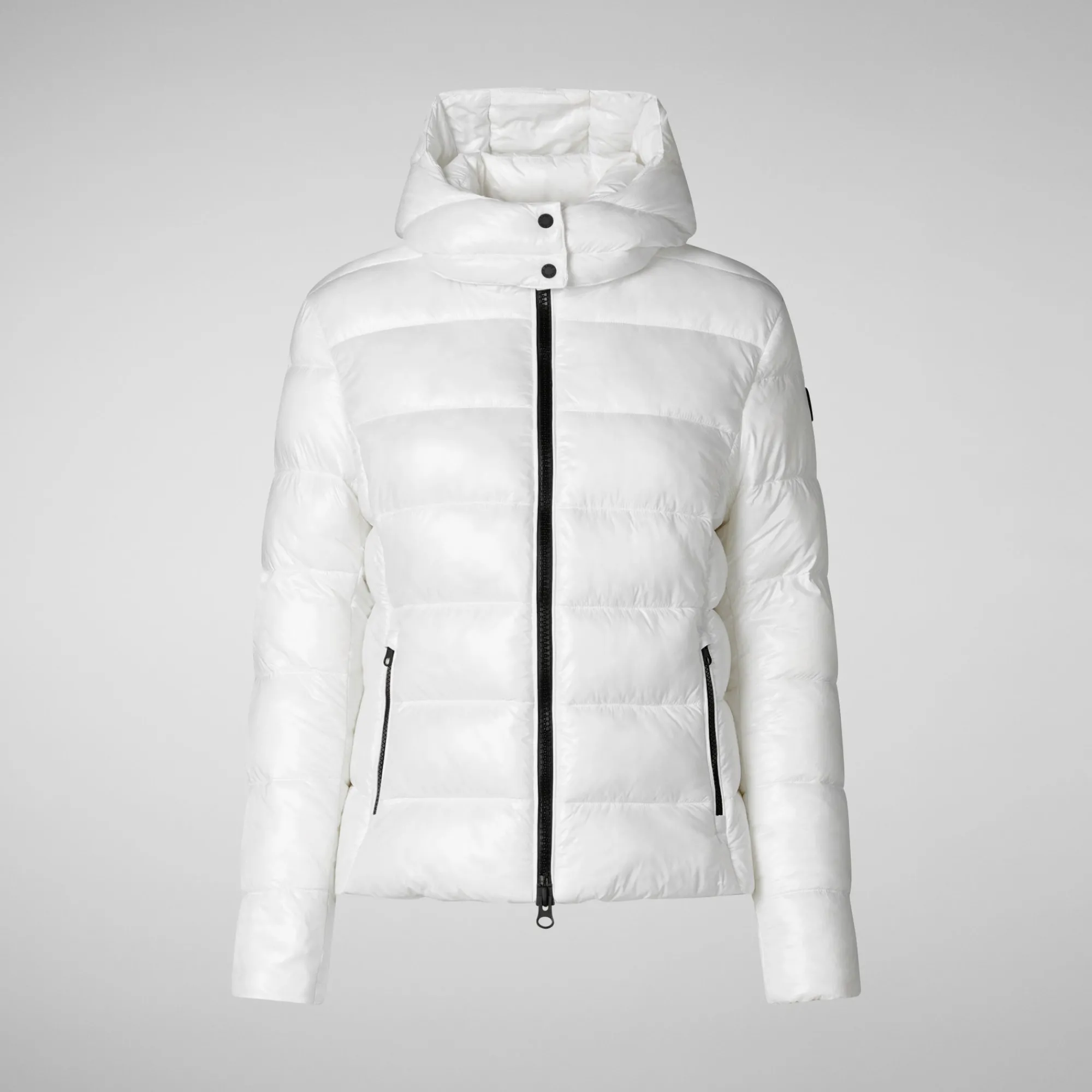 Save The Duck Animal-Free Steppjacken>Animal-free Damen-steppjacke Cosmary Mit Kapuze In Cremeweiß Cremefarben