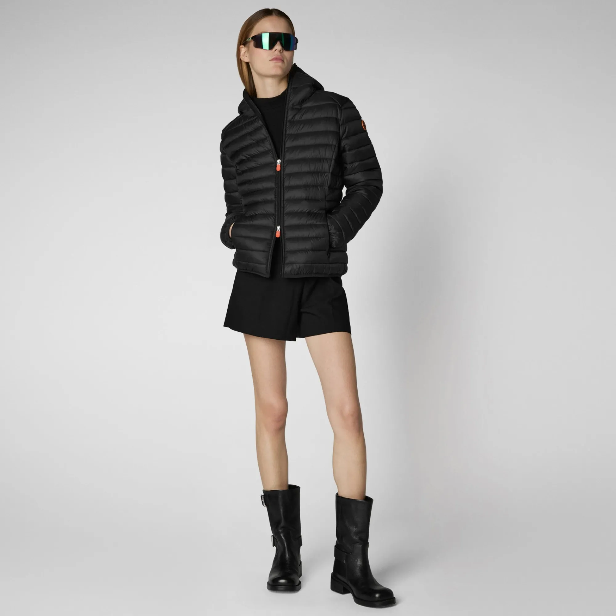Save The Duck Animal-Free Steppjacken>Animal-free Damen-Steppjacke Daisy Mit Kapuze In Schwarz