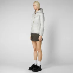 Save The Duck Animal-Free Steppjacken>ANIMAL-FREE DAMEN-STEPPJACKE KYLA IN Nebelgrau