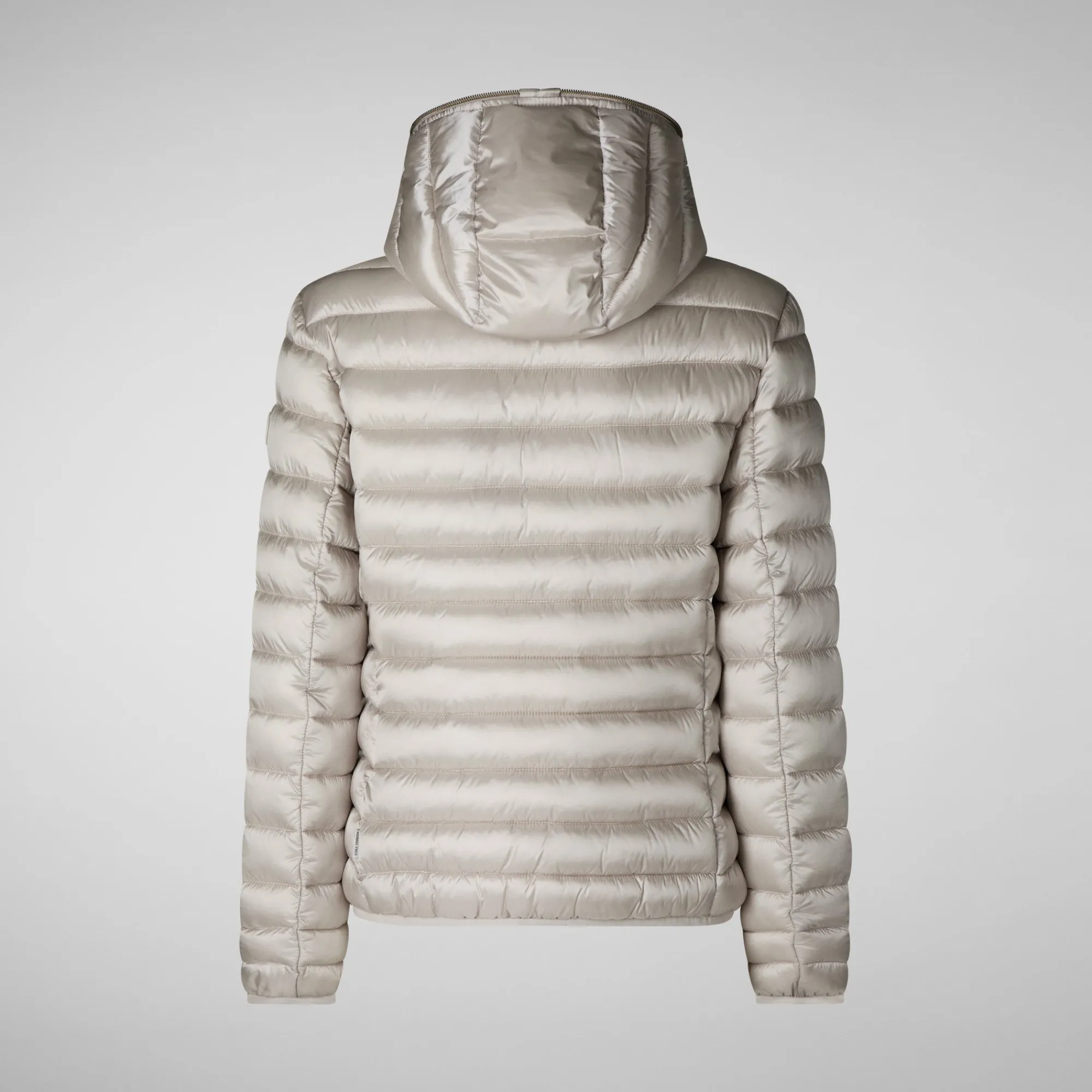 Save The Duck Animal-Free Steppjacken>Animal-free Damen-steppjacke Alexis Mit Kapuze In Hellbeige