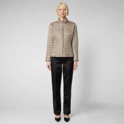 Save The Duck Animal-Free Steppjacken>Animal-free Damen-steppjacke Andreina In Perlgrau