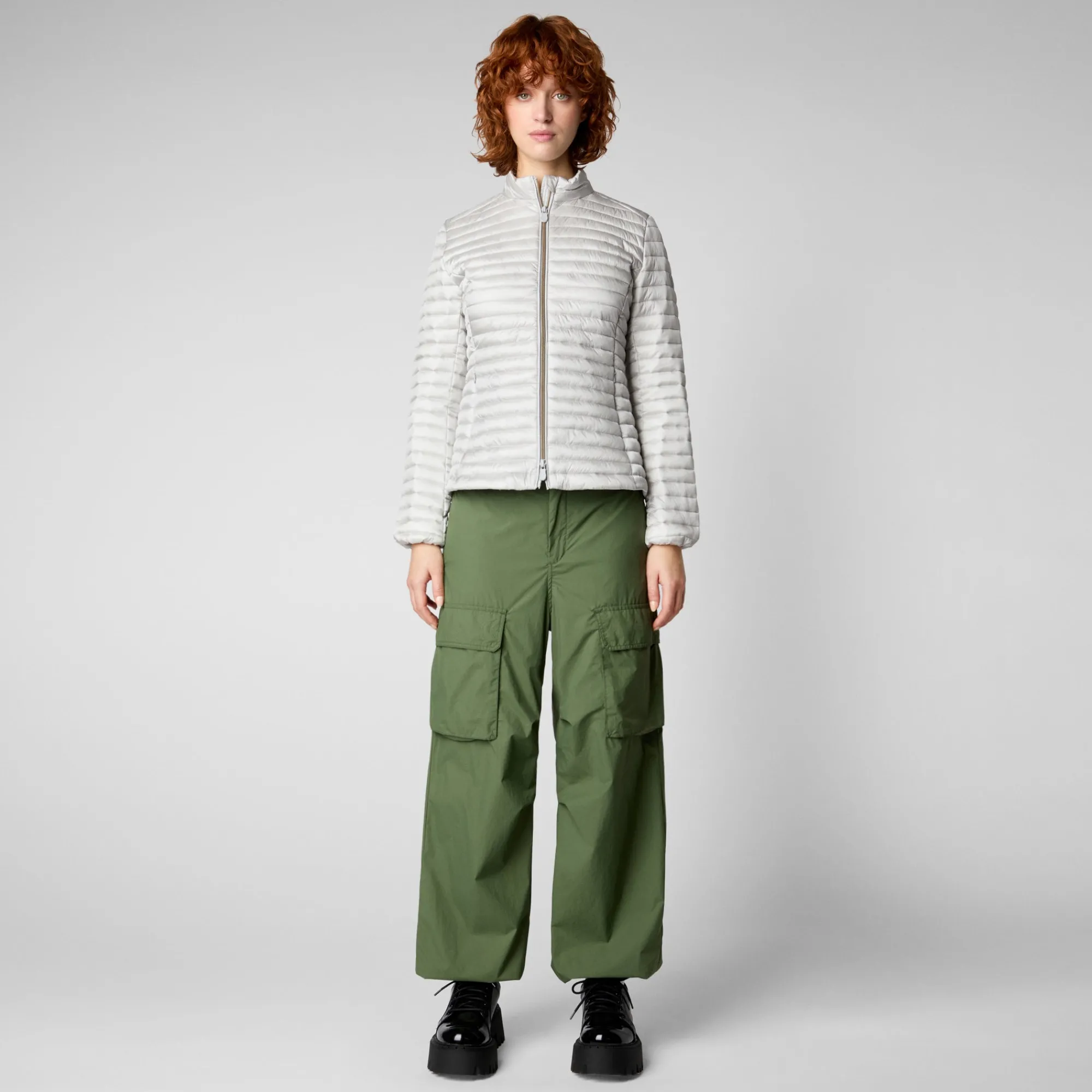 Save The Duck Animal-Free Steppjacken>Animal-free Damen-steppjacke Andreina In Nebelgrau