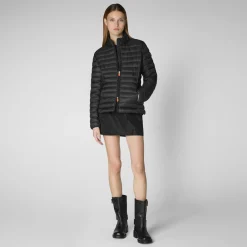 Save The Duck Animal-Free Steppjacken>Animal-free Damen-Steppjacke Carly In Schwarz