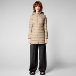 Save The Duck Animal-Free Steppjacken>Animal-free Damen-steppjacke Bryanna In Dünenbeige