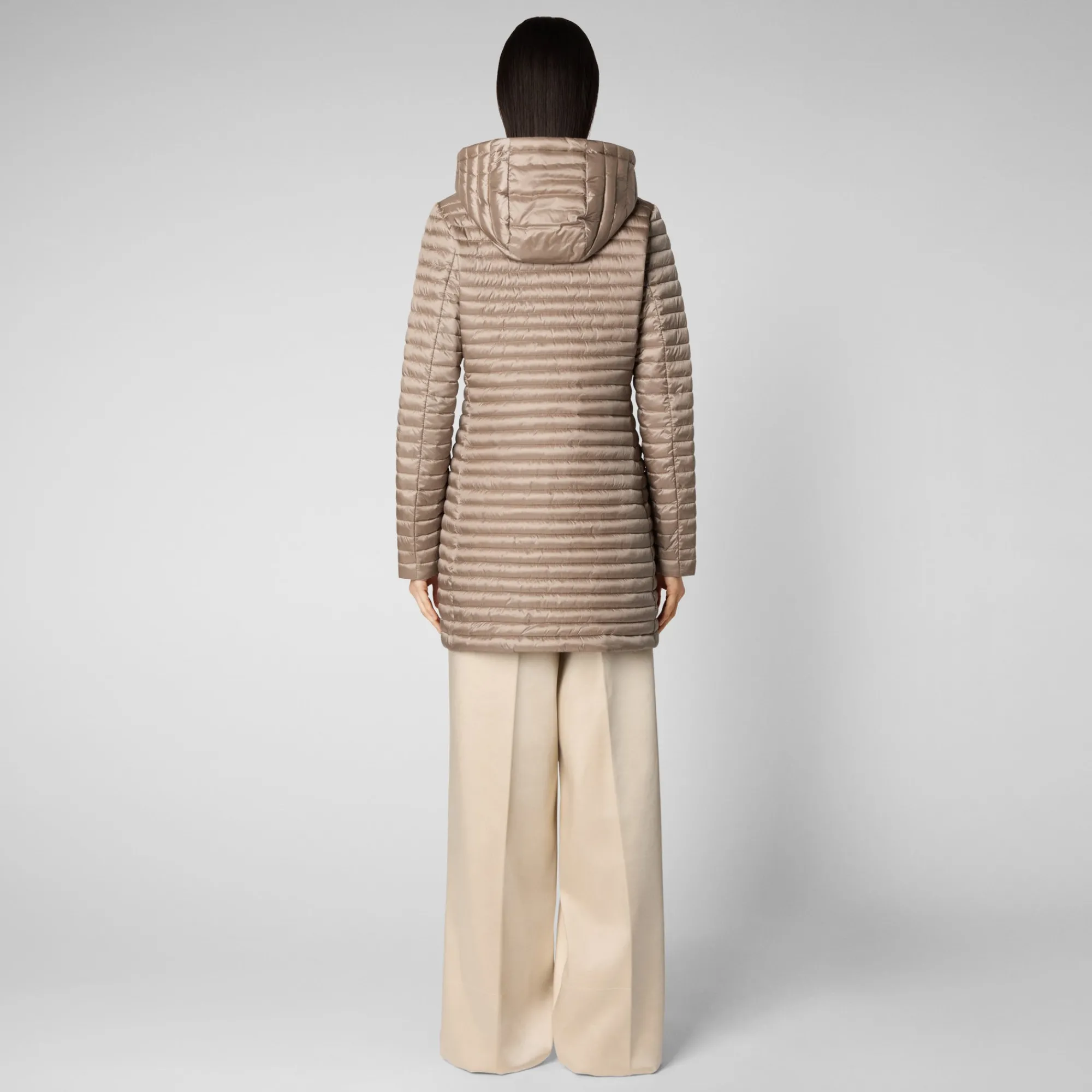 Save The Duck Animal-Free Steppjacken>Animal-free Damen-steppjacke Megs In Perlgrau