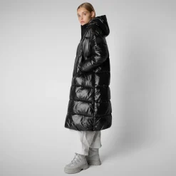 Save The Duck Animal-Free Steppjacken>Animal-free Damen-steppjacke Clarice Mit Kapuze In Schwarz