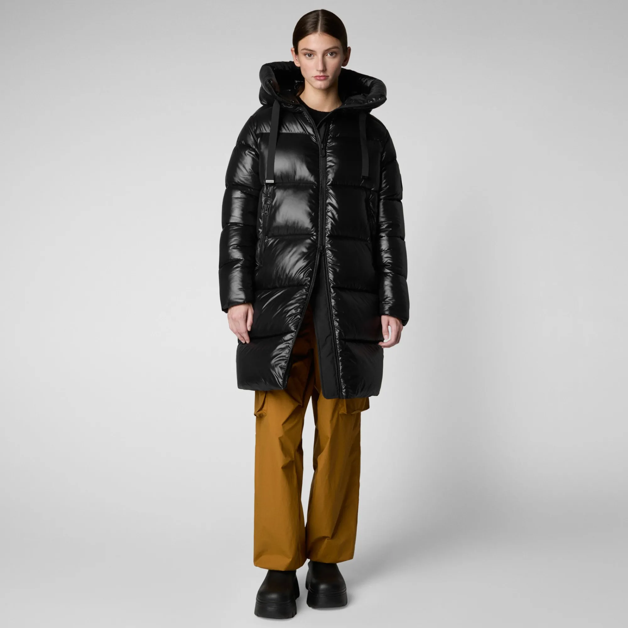 Save The Duck Animal-Free Steppjacken>Animal-free Damen-steppjacke Isabel Mit Kapuze In Schwarz
