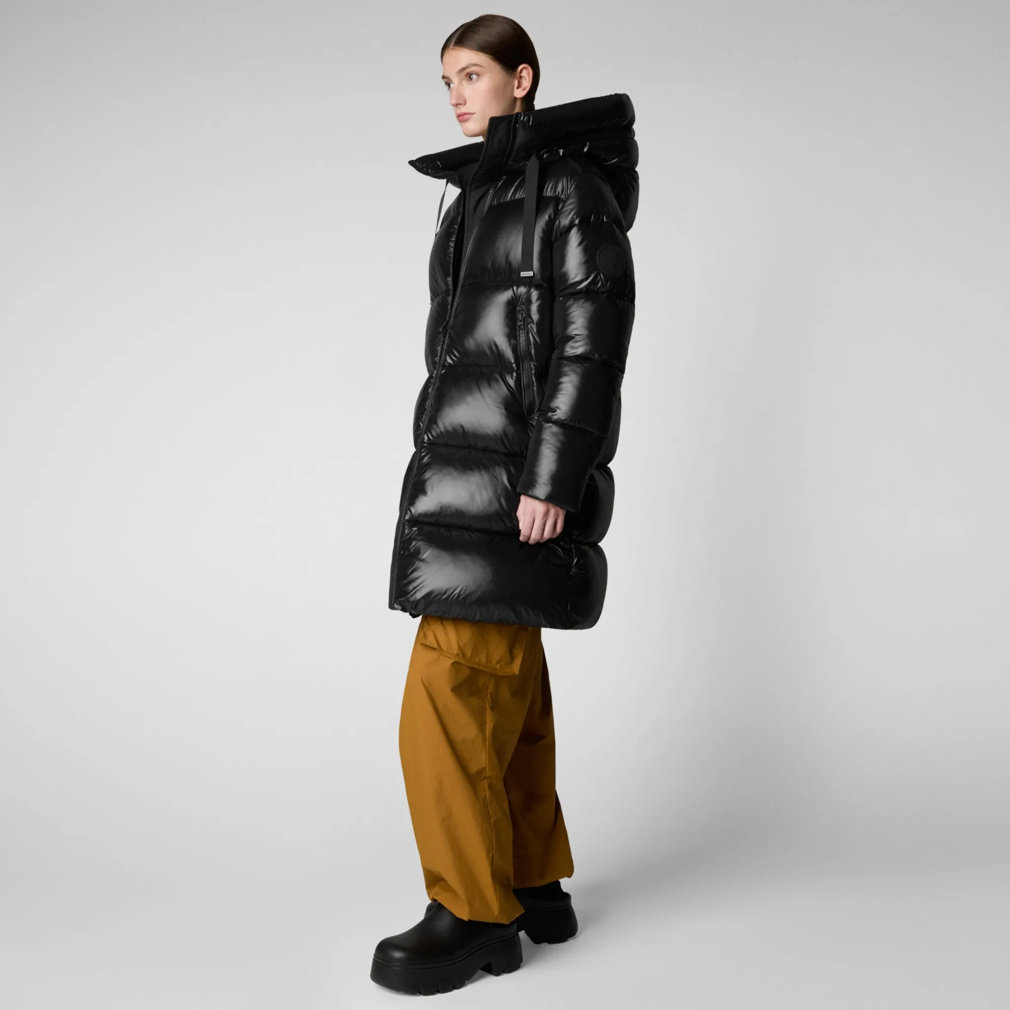 Save The Duck Animal-Free Steppjacken>Animal-free Damen-steppjacke Isabel Mit Kapuze In Schwarz