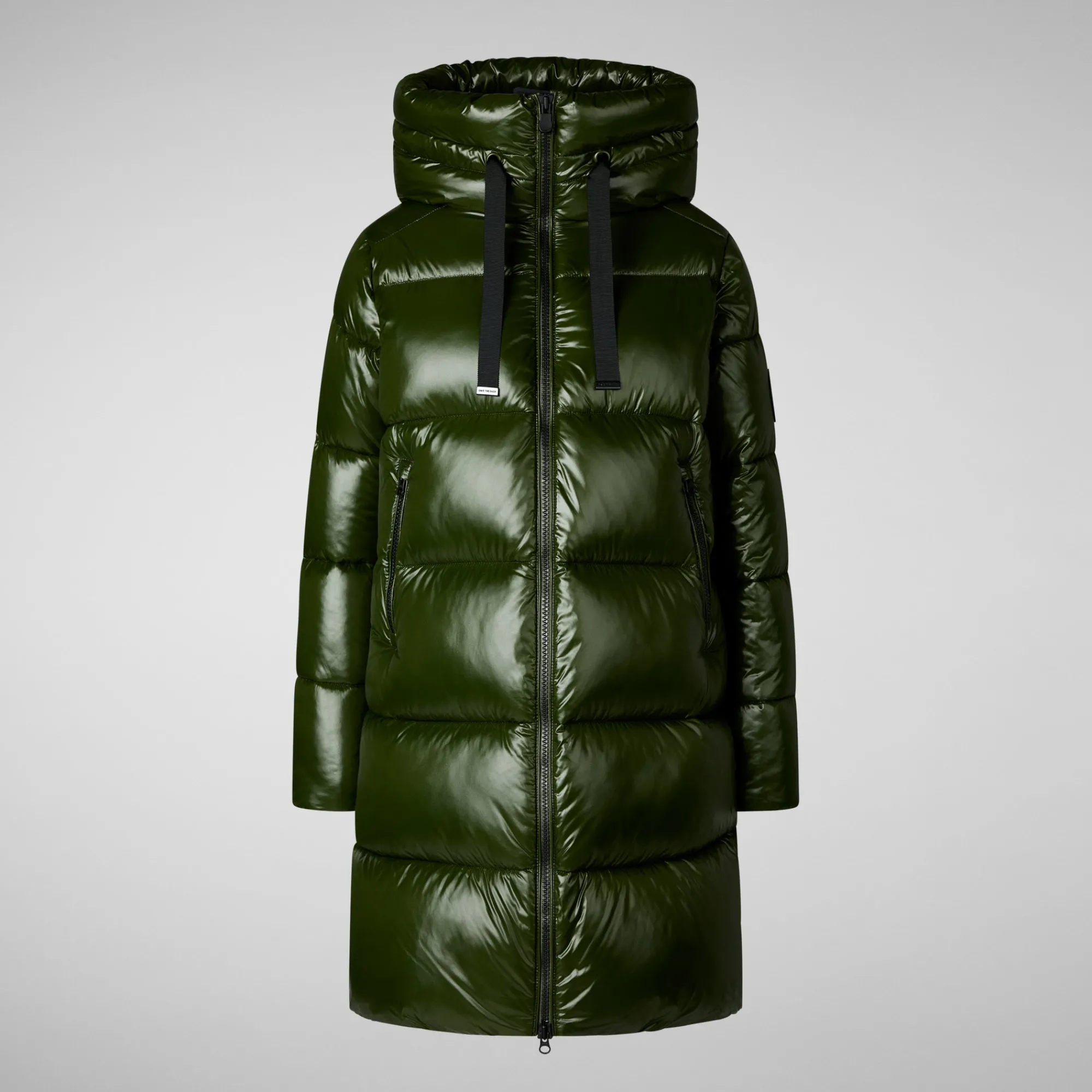 Save The Duck Animal-Free Steppjacken>Animal-free Damen-steppjacke Isabel Mit Kapuze In Tannengrün