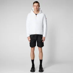 Save The Duck Animal-Free Steppjacken>Animal-free Herren-steppjacke Donald In Weiss