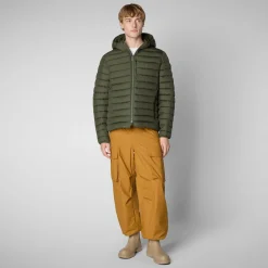 Save The Duck Animal-Free Steppjacken>Animal-free Herren-steppjacke Juncus In Olivgrün