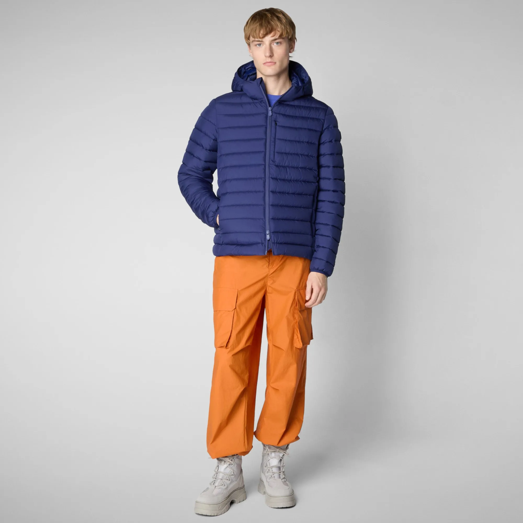 Save The Duck Animal-Free Steppjacken>Animal-free Herren-steppjacke Juncus In Eclipseblau