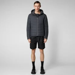 Save The Duck Animal-Free Steppjacken>Animal-free Herren-steppjacke Cael In Sturmgrau