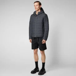 Save The Duck Animal-Free Steppjacken>Animal-free Herren-steppjacke Cael In Sturmgrau