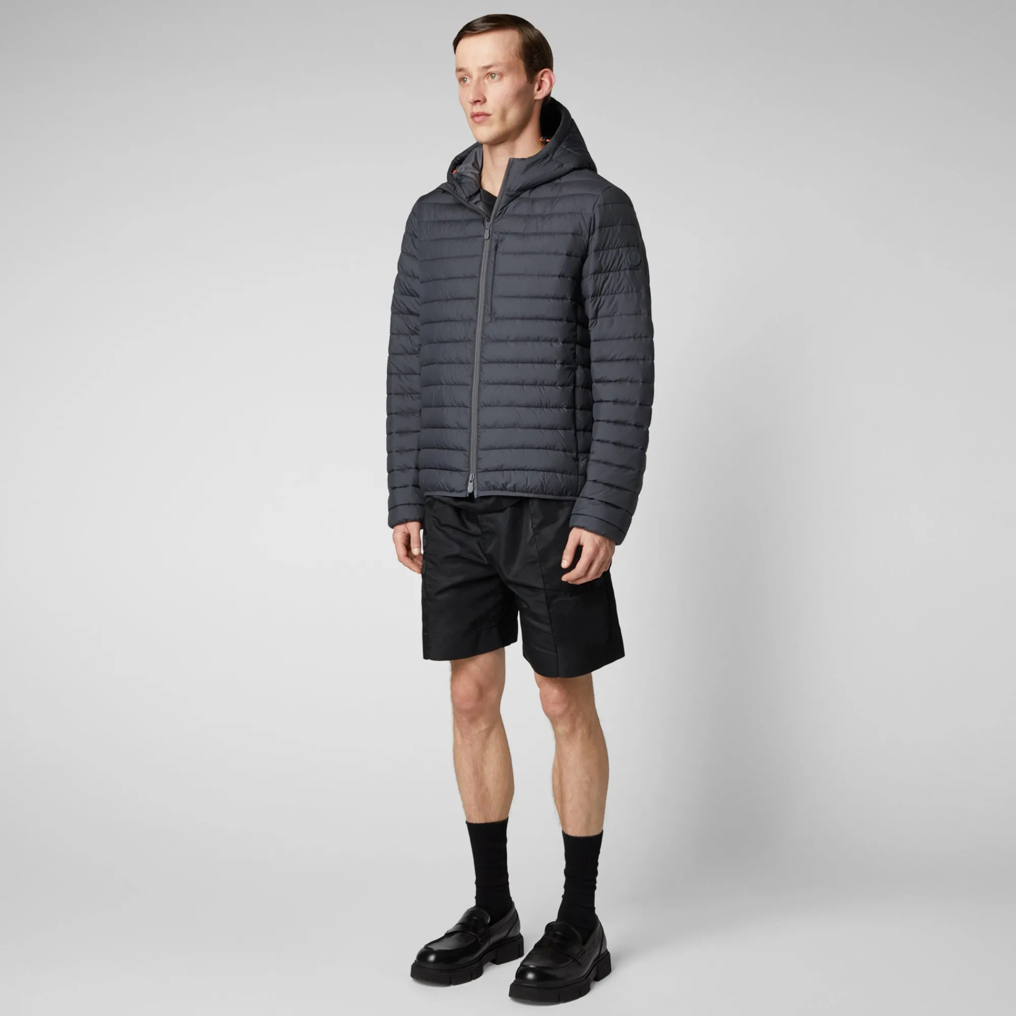 Save The Duck Animal-Free Steppjacken>Animal-free Herren-steppjacke Cael In Sturmgrau