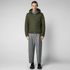 Save The Duck Animal-Free Steppjacken>Animal-free Herren-steppjacke Cael In Olivgrün