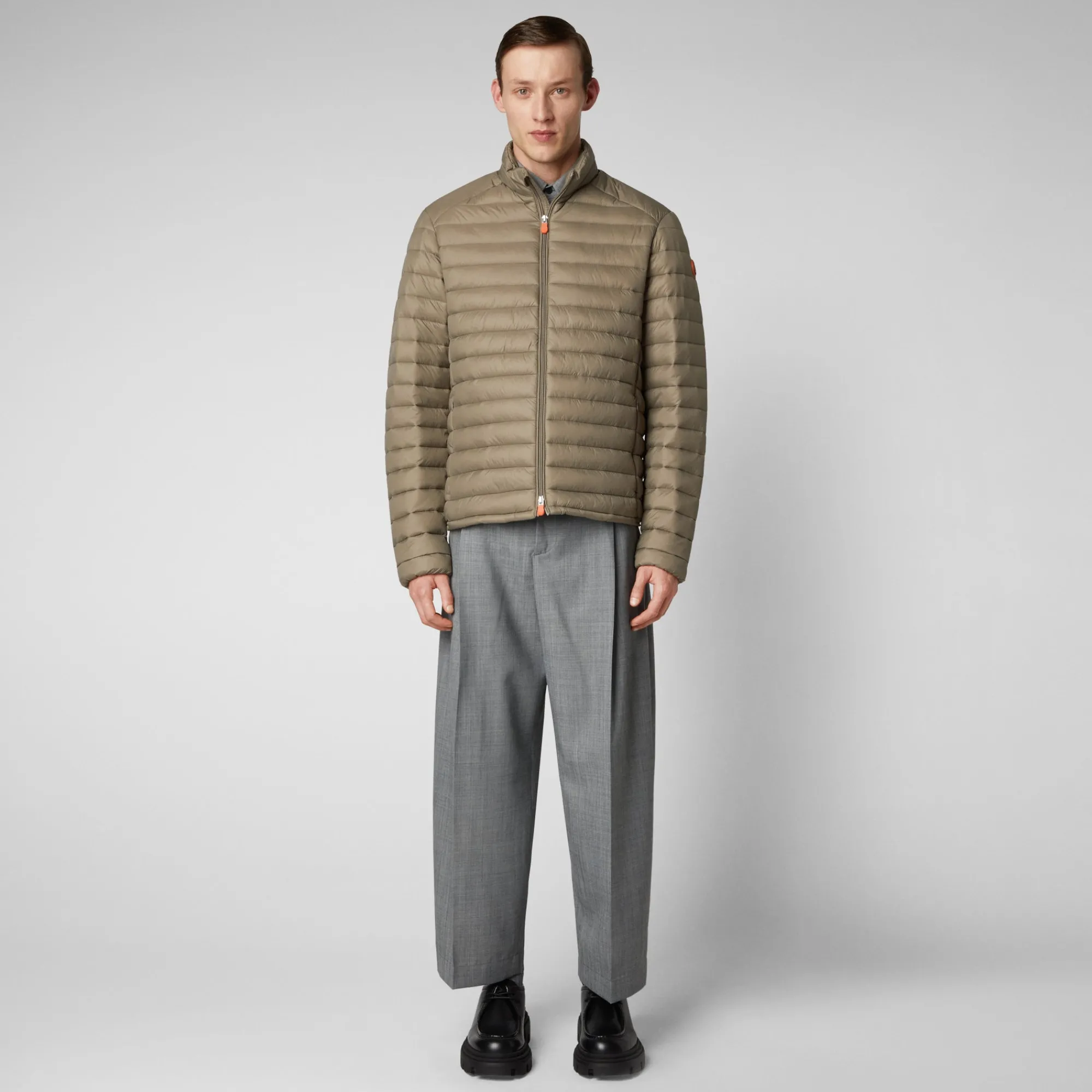 Save The Duck Animal-Free Steppjacken>ANIMAL-FREE HERREN-STEPPJACKE Puffer Alexander In Elefantengrau