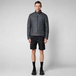 Save The Duck Animal-Free Steppjacken>ANIMAL-FREE HERREN-STEPPJACKE Puffer Alexander In Sturmgrau