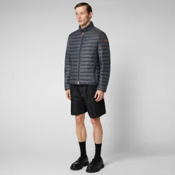 Save The Duck Animal-Free Steppjacken>ANIMAL-FREE HERREN-STEPPJACKE Puffer Alexander In Sturmgrau
