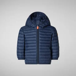 Save The Duck Baby>ANIMAL-FREE UNISEX STEPPJACKE Nene In Blue Navy Marineblau