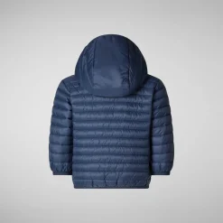 Save The Duck Baby>ANIMAL-FREE UNISEX STEPPJACKE Nene In Blue Navy Marineblau