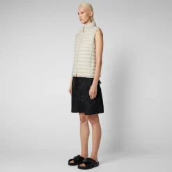 Save The Duck Westen>Damen Steppweste Charlotte In Hellbeige