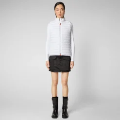 Save The Duck Westen>Damen- Steppweste Charlotte In Weiss