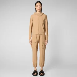 Save The Duck T-Shirts & Sweatshirts>Damen Sweatshirt Pear In Biscuit beige