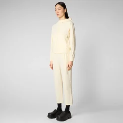 Save The Duck T-Shirts & Sweatshirts>Damen Sweatshirt Pear In Vanille