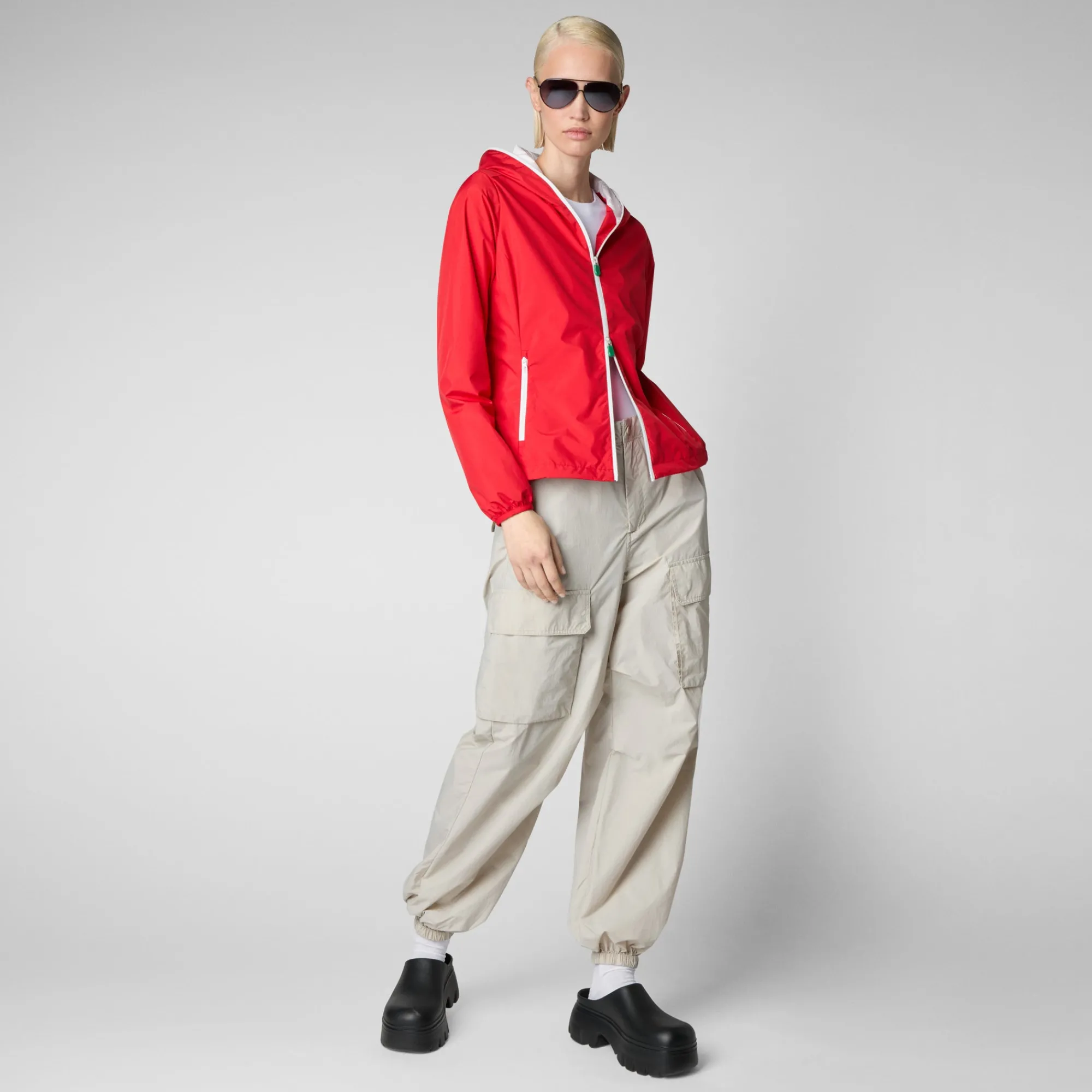 Save The Duck Jacken>Damenjacke Hope In Flammenrot