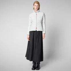 Save The Duck Animal-Free Steppjacken>Damen-steppjacke Carly In Frozen Grey Frostgrau