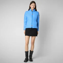 Save The Duck Animal-Free Steppjacken>Damen-steppjacke Carly In Coelinblau