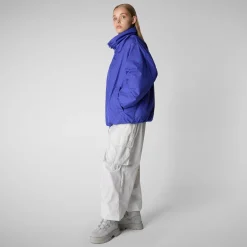 Save The Duck Jacken>Damen-steppjacke Cissy In Gentian Blue Enzianblau
