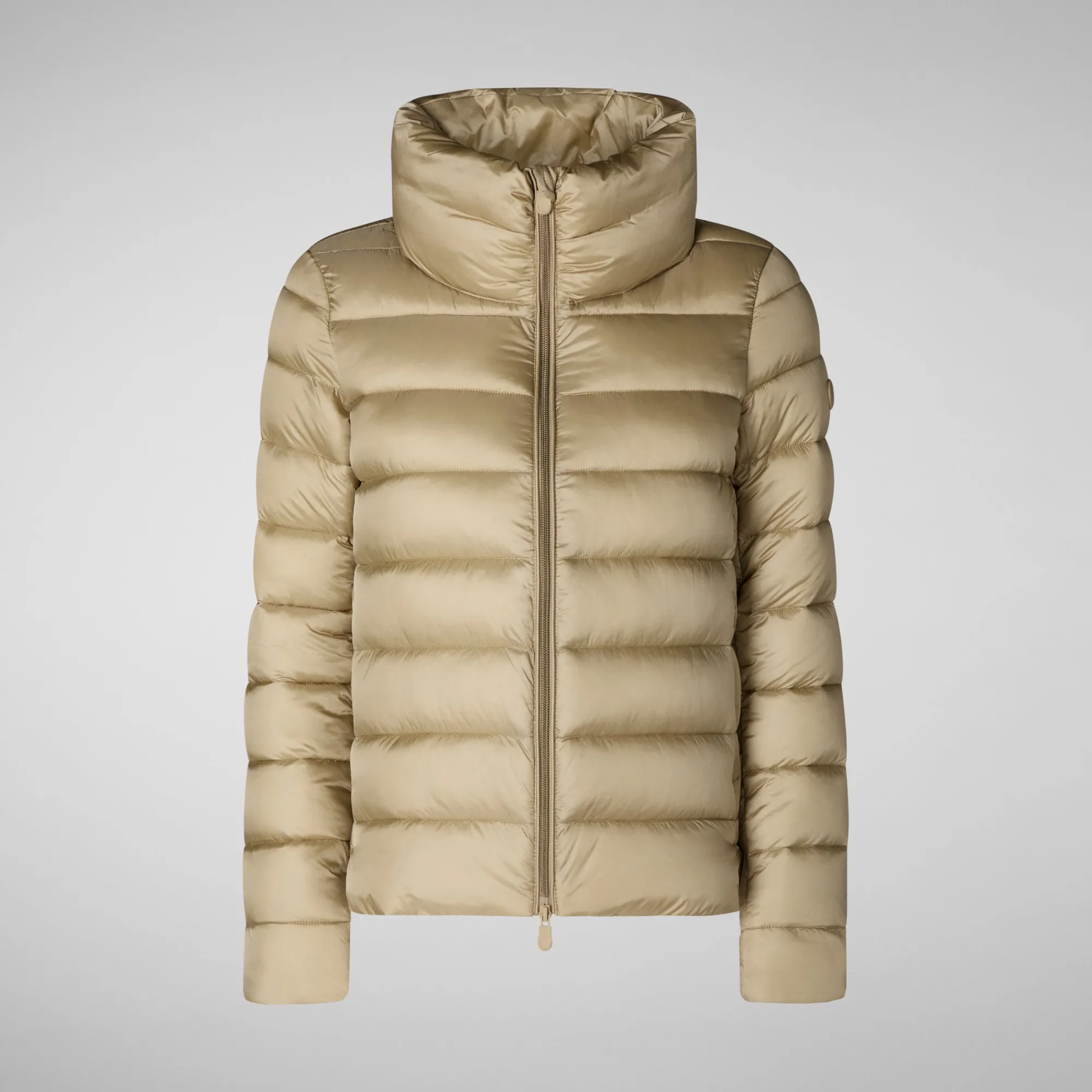 Save The Duck Animal-Free Steppjacken>Damen-steppjacke Elsie In Wood Beige Holz Beige