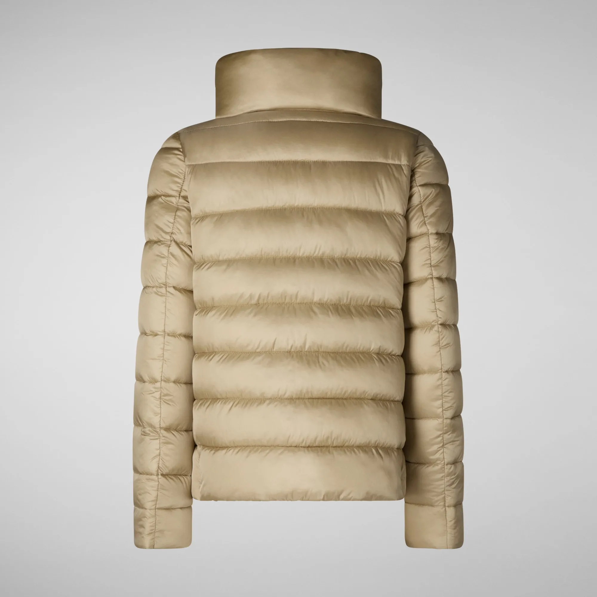 Save The Duck Animal-Free Steppjacken>Damen-steppjacke Elsie In Wood Beige Holz Beige