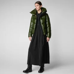 Save The Duck Animal-Free Steppjacken>Damen-steppjacke Isla In Tannengrün