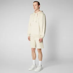 Save The Duck T-Shirts & Sweatshirts>Herren Sweatshirt Edson In Cremebeige