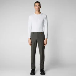 Save The Duck Hosen>Herren Trousers Colt In Rauchgrau