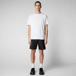Save The Duck T-Shirts & Sweatshirts>Herren T-shirt Adelmar In Weiss
