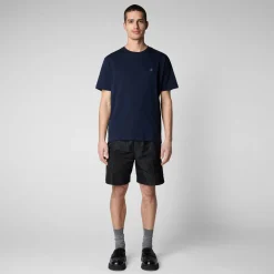 Save The Duck T-Shirts & Sweatshirts>Herren T-shirt Adelmar In Marineblau