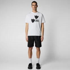 Save The Duck T-Shirts & Sweatshirts>Herren T-shirt Finlo In Weiss