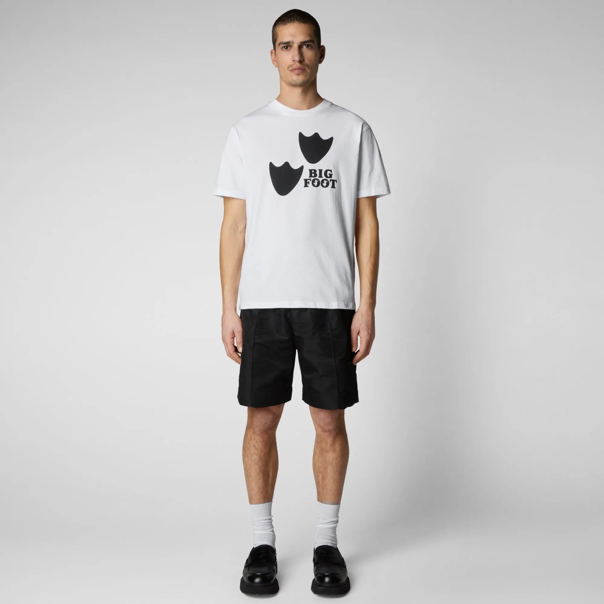 Save The Duck T-Shirts & Sweatshirts>Herren T-shirt Finlo In Weiss