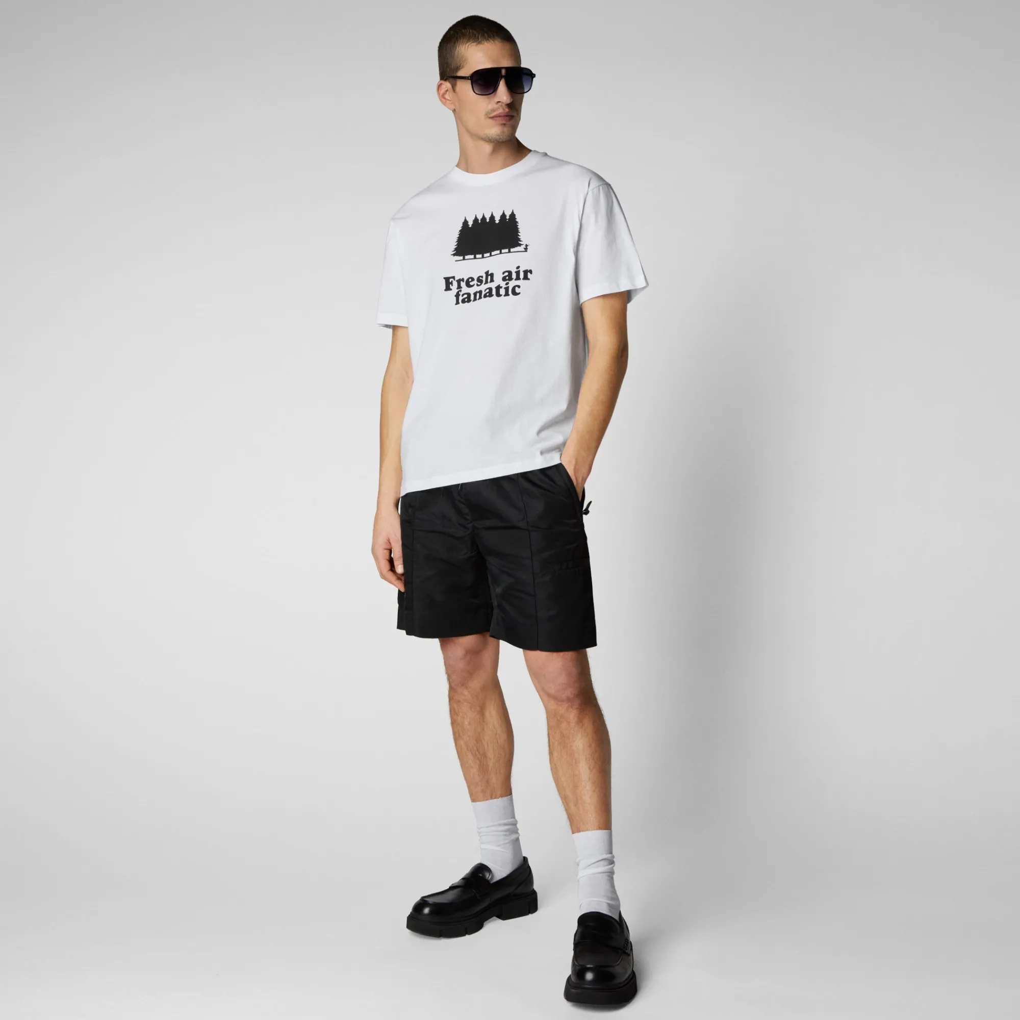 Save The Duck T-Shirts & Sweatshirts>Herren T-shirt Liraz In Weiss