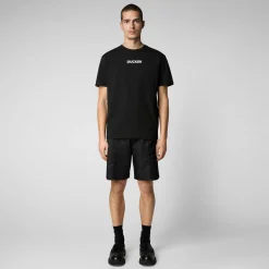 Save The Duck T-Shirts & Sweatshirts>Herren T-shirt Nalo In Schwarz