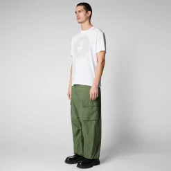 Save The Duck T-Shirts & Sweatshirts>Herren T-shirt Pepo In Weiss