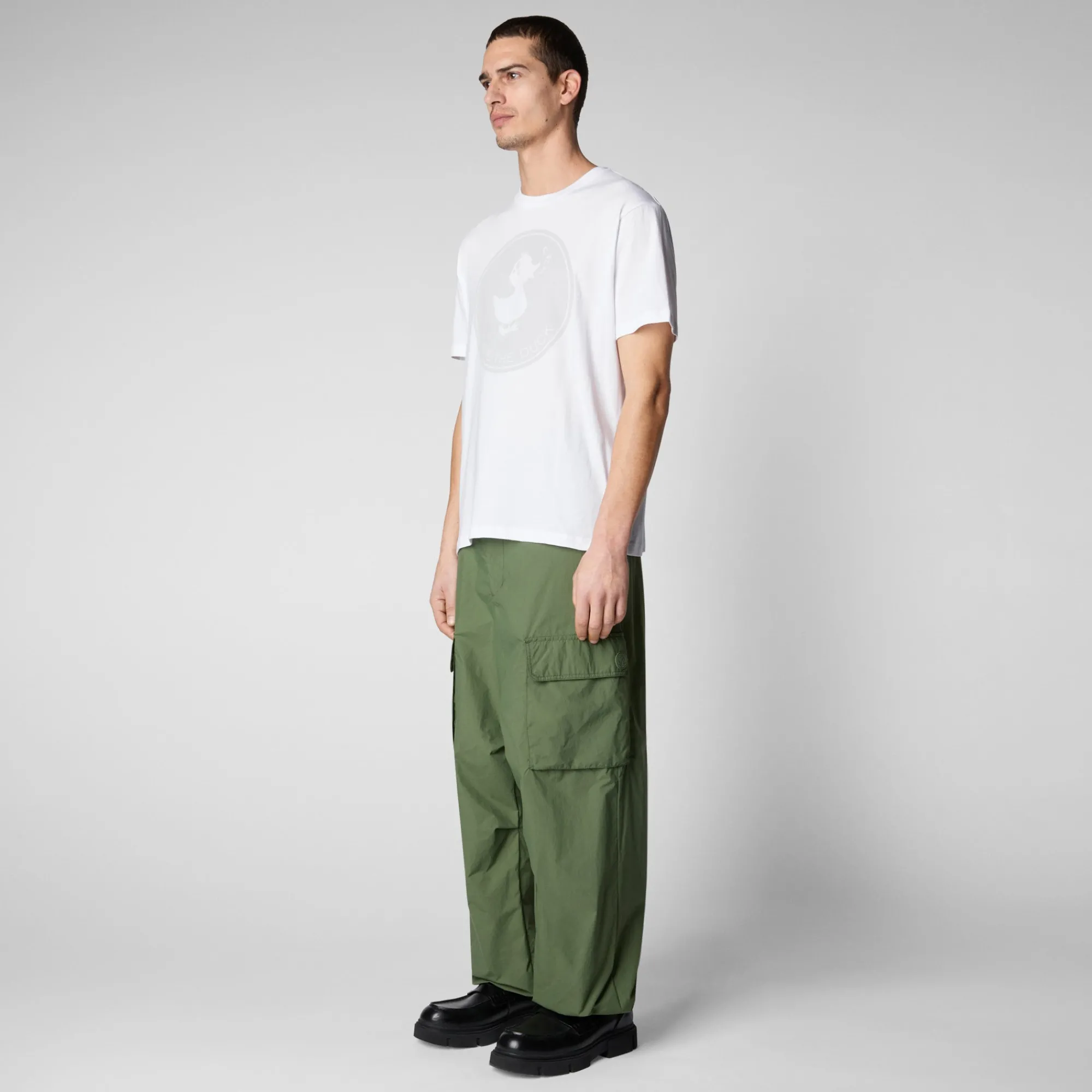 Save The Duck T-Shirts & Sweatshirts>Herren T-shirt Pepo In Weiss