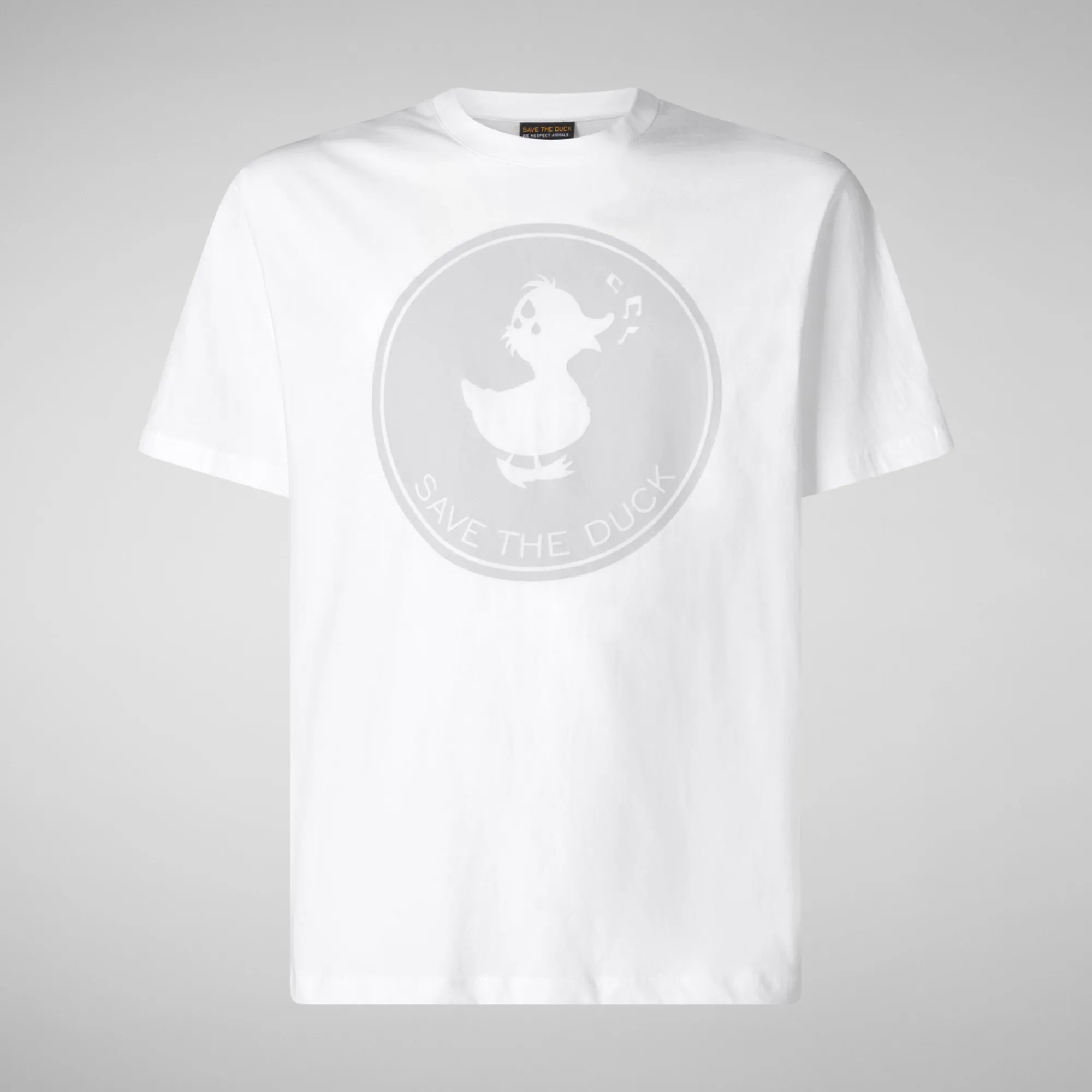 Save The Duck T-Shirts & Sweatshirts>Herren T-shirt Pepo In Weiss