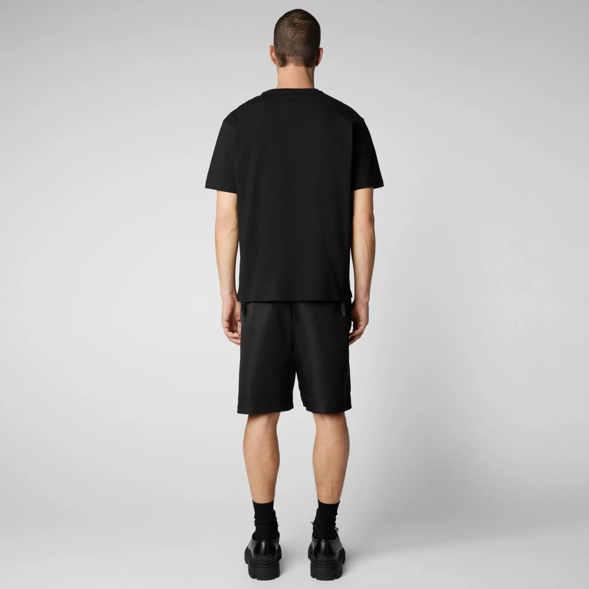 Save The Duck T-Shirts & Sweatshirts>Herren T-shirt Sabik In Schwarz