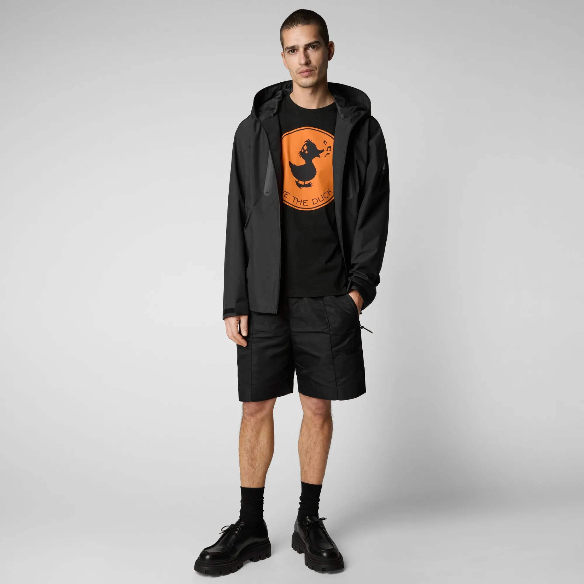 Save The Duck T-Shirts & Sweatshirts>Herren T-shirt Sabik In Schwarz