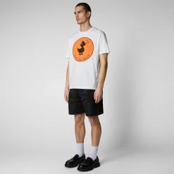 Save The Duck T-Shirts & Sweatshirts>Herren T-shirt Sabik In Weiss